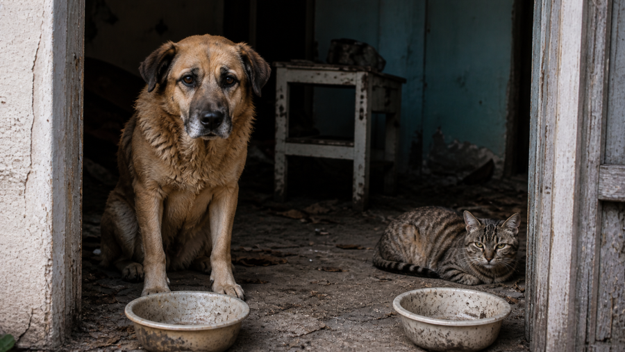 Projeto quer considerar maus-tratos deixar animais sozinhos por mais de 36 horas sem água, comida e abrigo